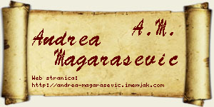 Andrea Magarašević vizit kartica